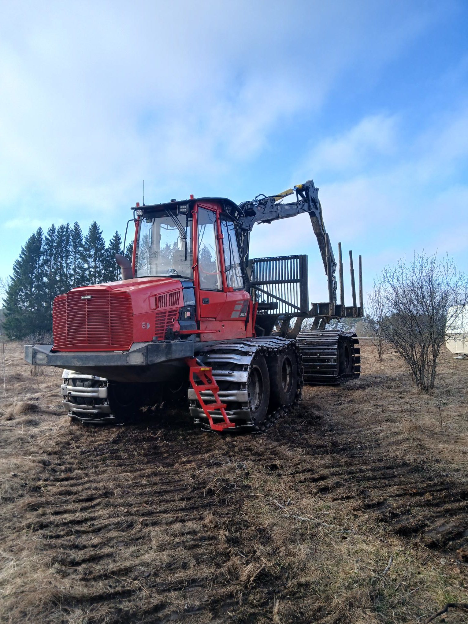 Komatsu forwarder